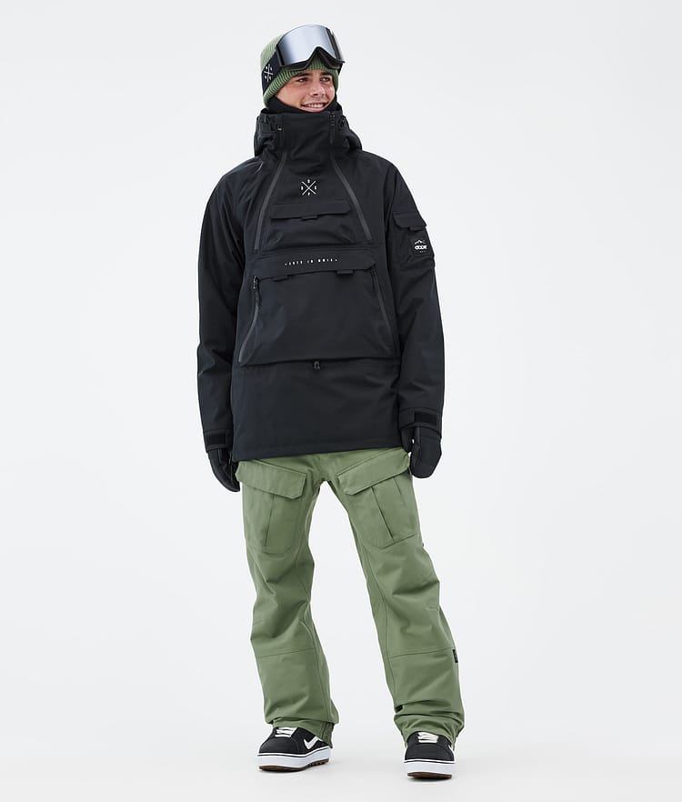 Dope Antek Spodnie Snowboardowe Mężczyźni Moss Green, Zdjęcie 2 z 7