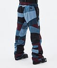 Dope Blizzard Pantalon de Ski Homme Shards Burgundy Blue, Image 4 sur 5