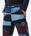 Dope Blizzard Snowboard Pants Men Shards Burgundy Blue, Image 5 of 5