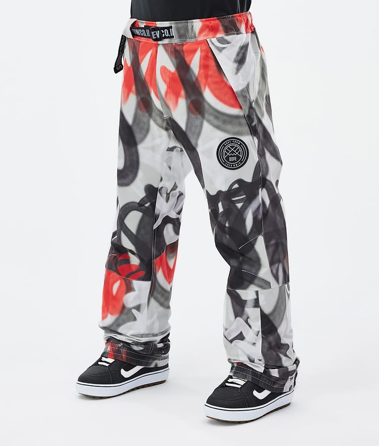 Dope Blizzard 2024 Snowboard Pants Men Spray Black Red, Image 1 of 5