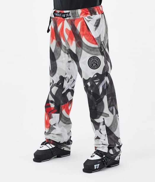 Dope Blizzard Pantaloni Sci Uomo Spray Black Red