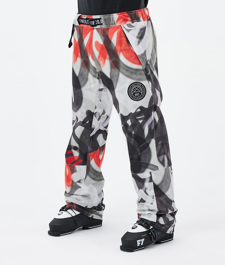 Dope Blizzard Skibroek Heren Spray Black Red, Afbeelding 1 van 5