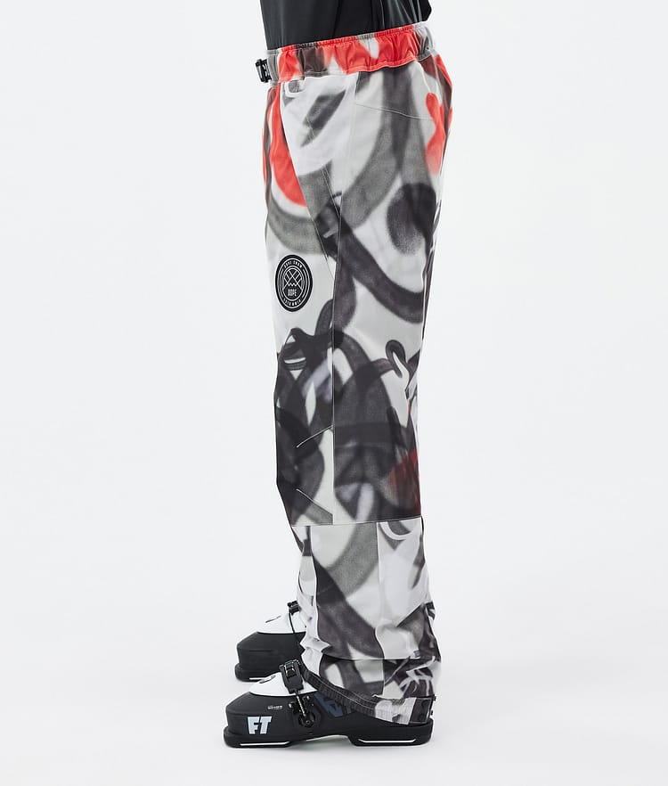 Dope Blizzard Ski Pants Men Spray Black Red, Image 3 of 5