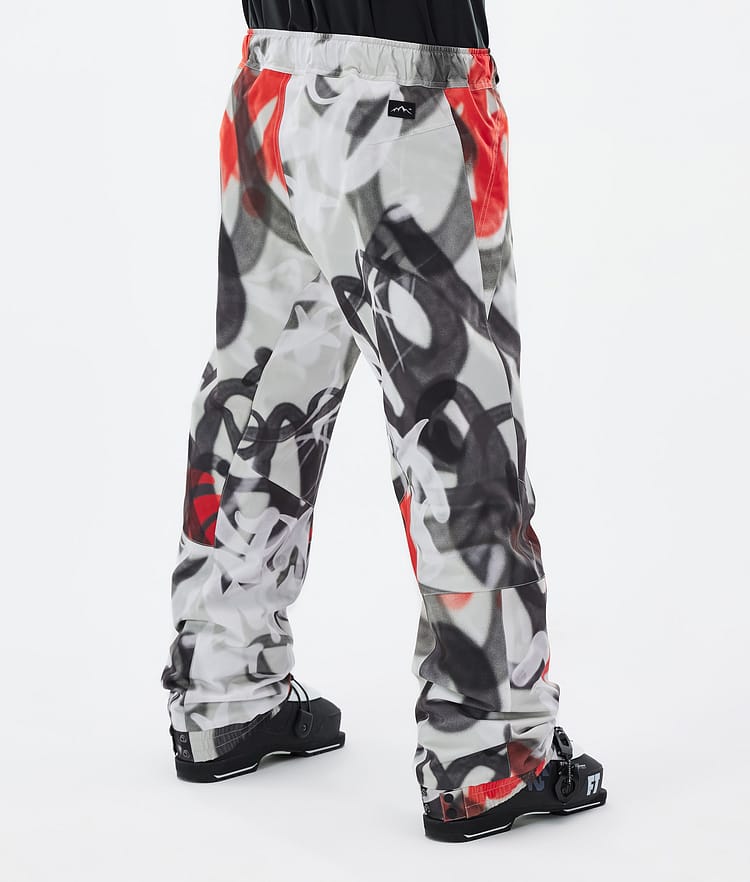 Dope Blizzard Pantalon de Ski Homme Spray Black Red, Image 4 sur 5