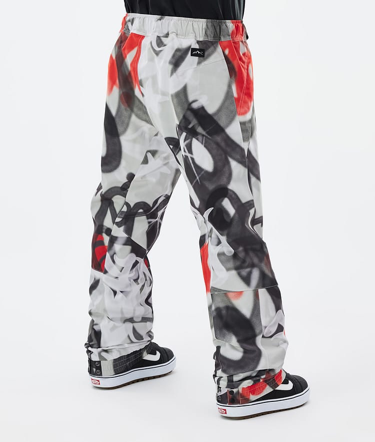 Dope Blizzard Pantalon de Snowboard Homme Spray Black Red, Image 4 sur 5