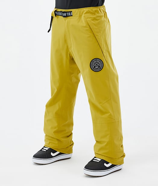 Dope Blizzard Snowboard Pants Men Yellow