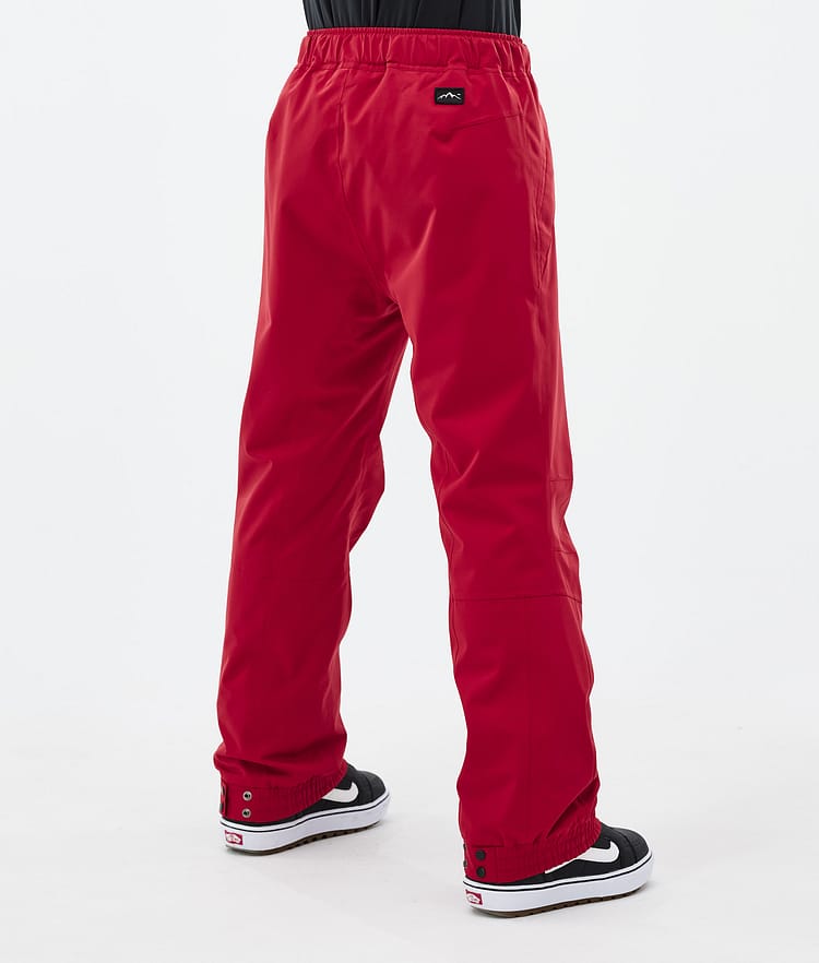 Dope Blizzard W 2024 Pantalon de Snowboard Femme Deep Red, Image 4 sur 5