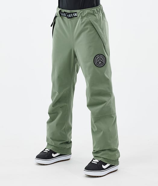 Dope Blizzard W 2024 Pantalon de Snowboard Femme Moss Green