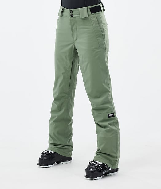 Dope Con W Pantaloni Sci Donna Moss Green