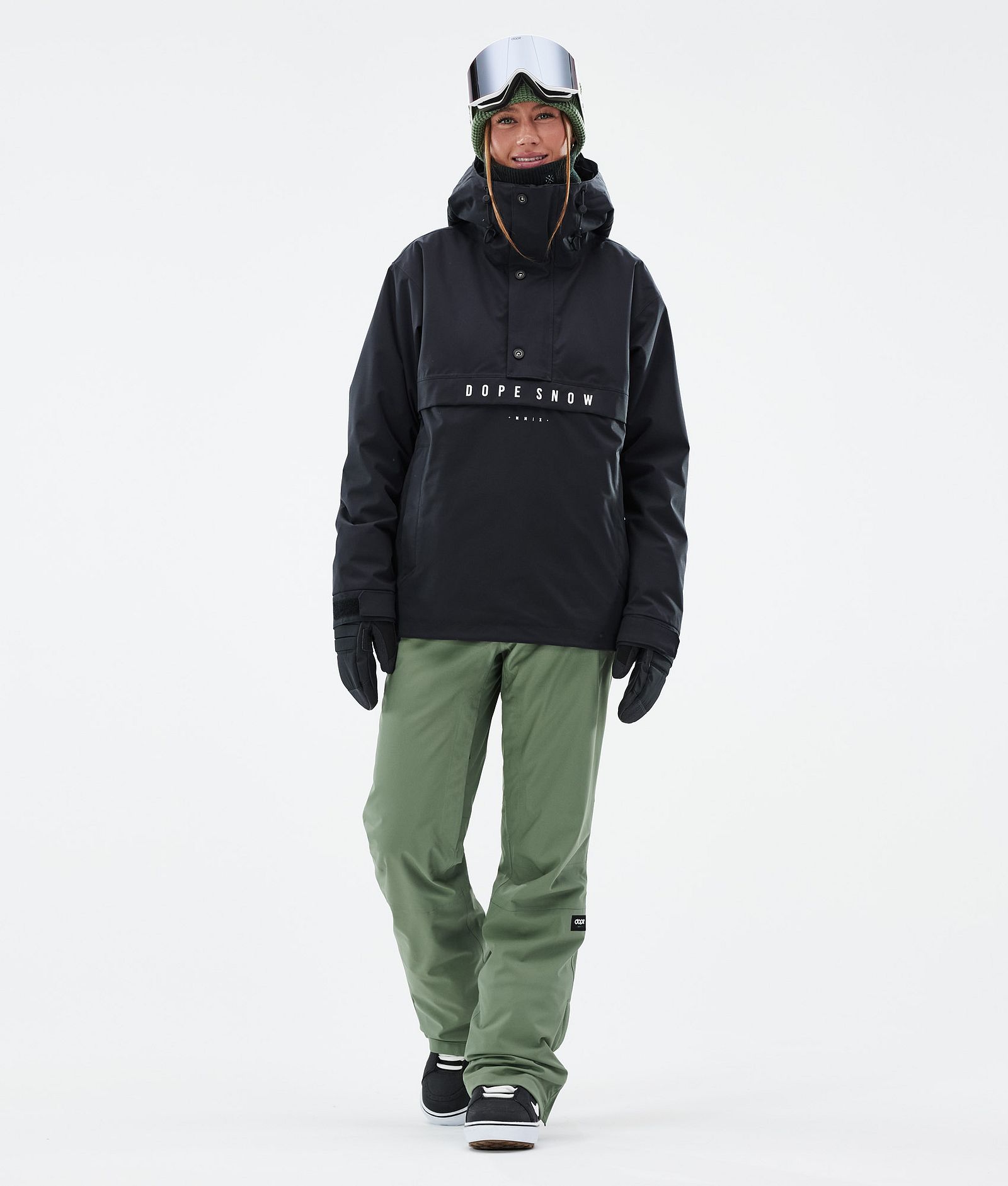 Dope Con W Snowboard Broek Dames Moss Green, Afbeelding 2 van 6