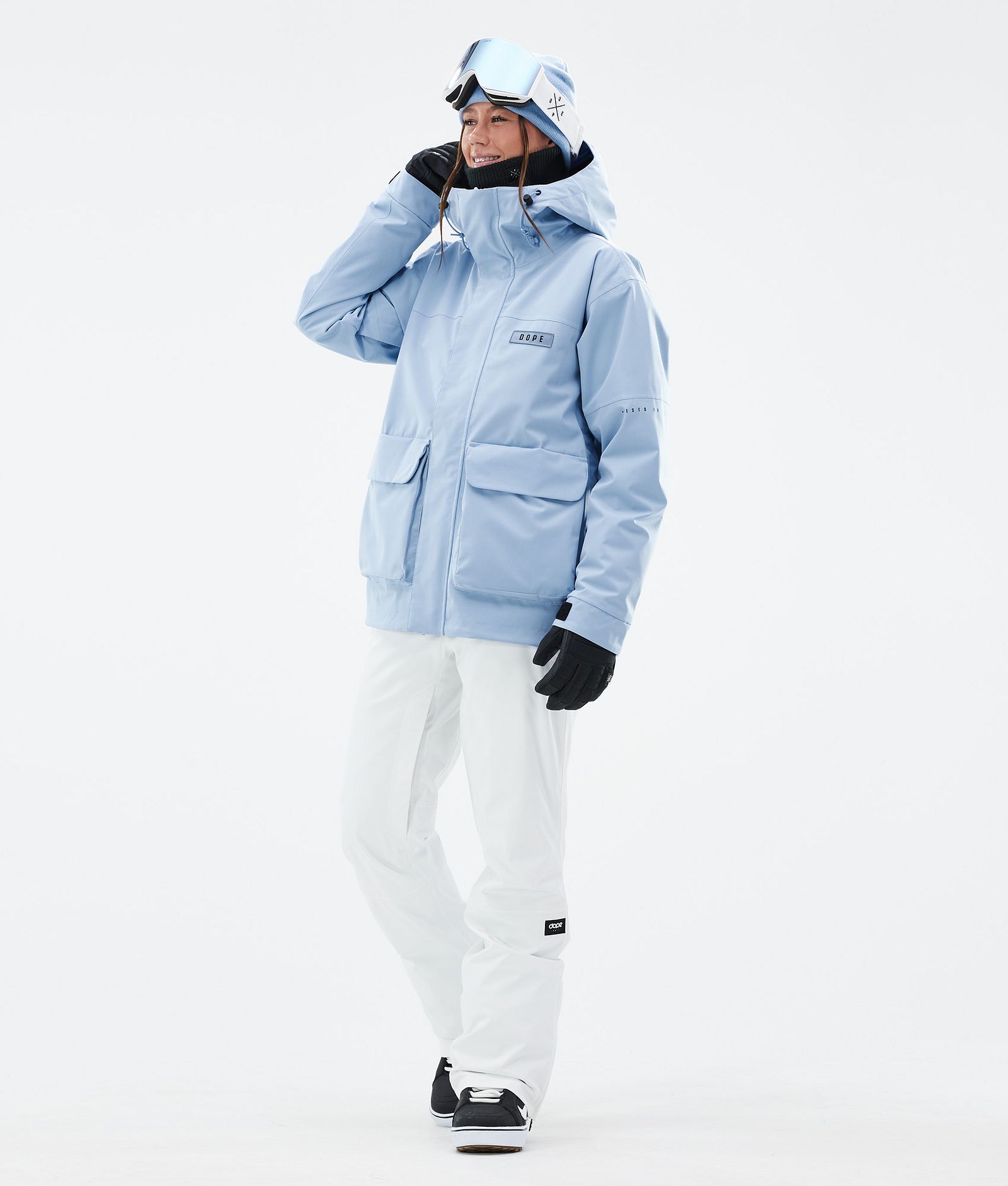 Dope Con W Snowboard Pants Women Whitish, Image 2 of 6