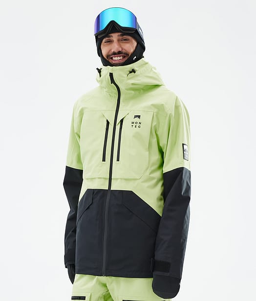 Montec Arch Kurtka Snowboardowa Mężczyźni Faded Neon/Black