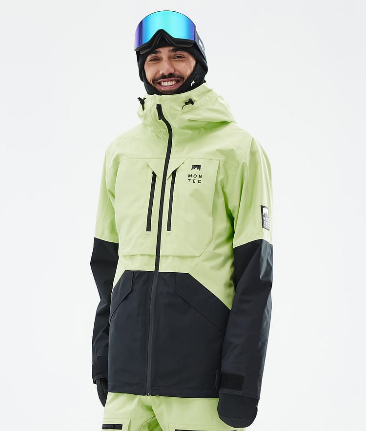 Montec Arch Ski Jacket Men Faded Neon/Black, Image 1 of 10