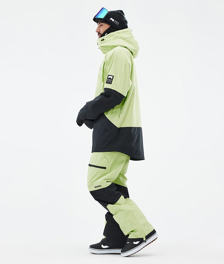 Montec Arch Kurtka Snowboardowa Mężczyźni Faded Neon/Black, Zdjęcie 4 z 10