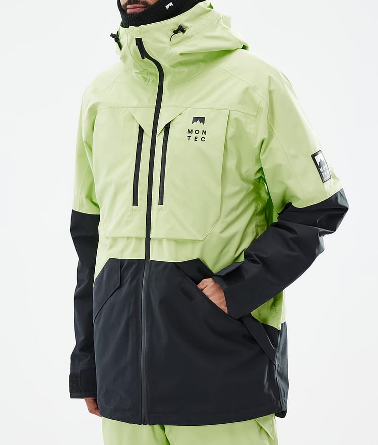 Montec Arch Snowboard Jacket Men Faded Neon/Black, Image 8 of 10