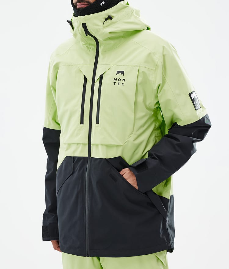 Montec Arch Ski Jacket Men Faded Neon/Black, Image 8 of 10