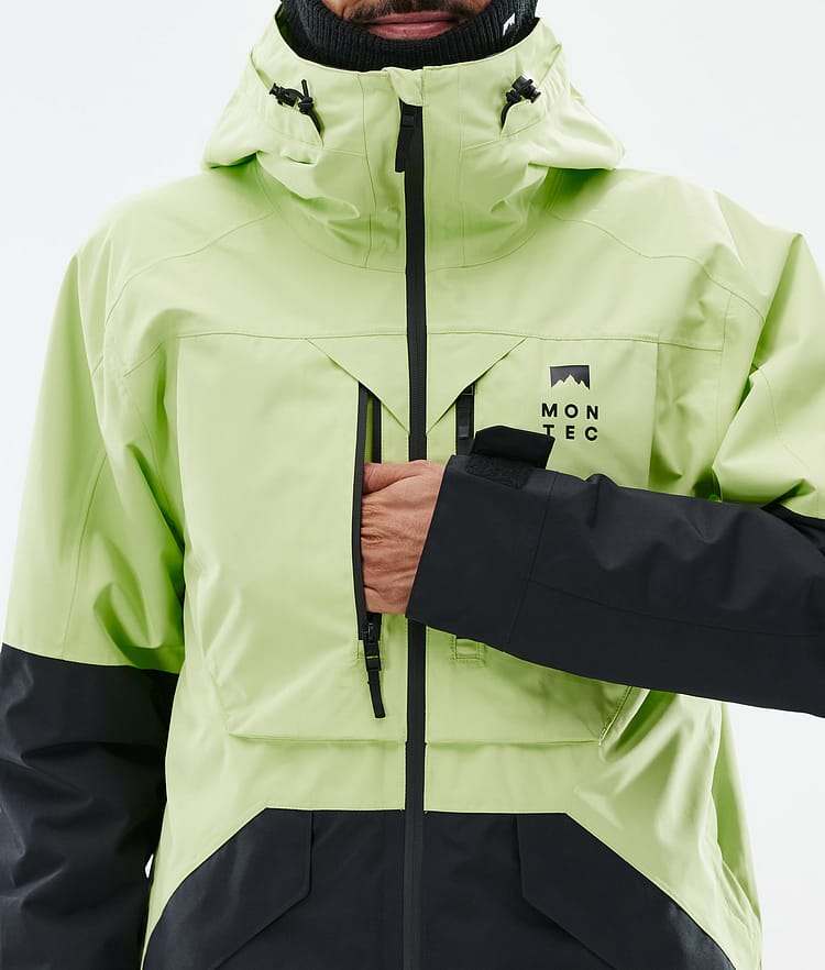 Montec Arch Snowboard Jacket Men Faded Neon/Black, Image 9 of 10