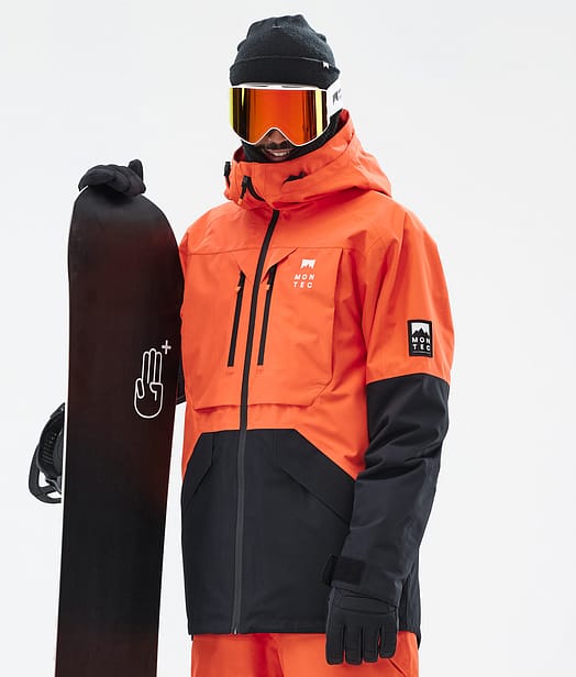 Montec Arch Kurtka Snowboardowa Mężczyźni Orange/Black