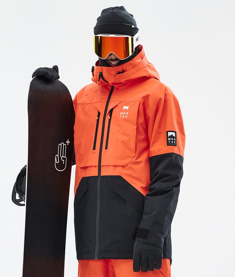 Montec Arch Giacca Snowboard Uomo Orange/Black Renewed, Immagine 1 di 10