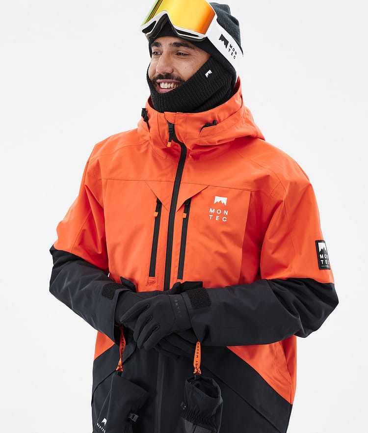 Montec Arch Ski Jacket Men Orange/Black, Image 2 of 10