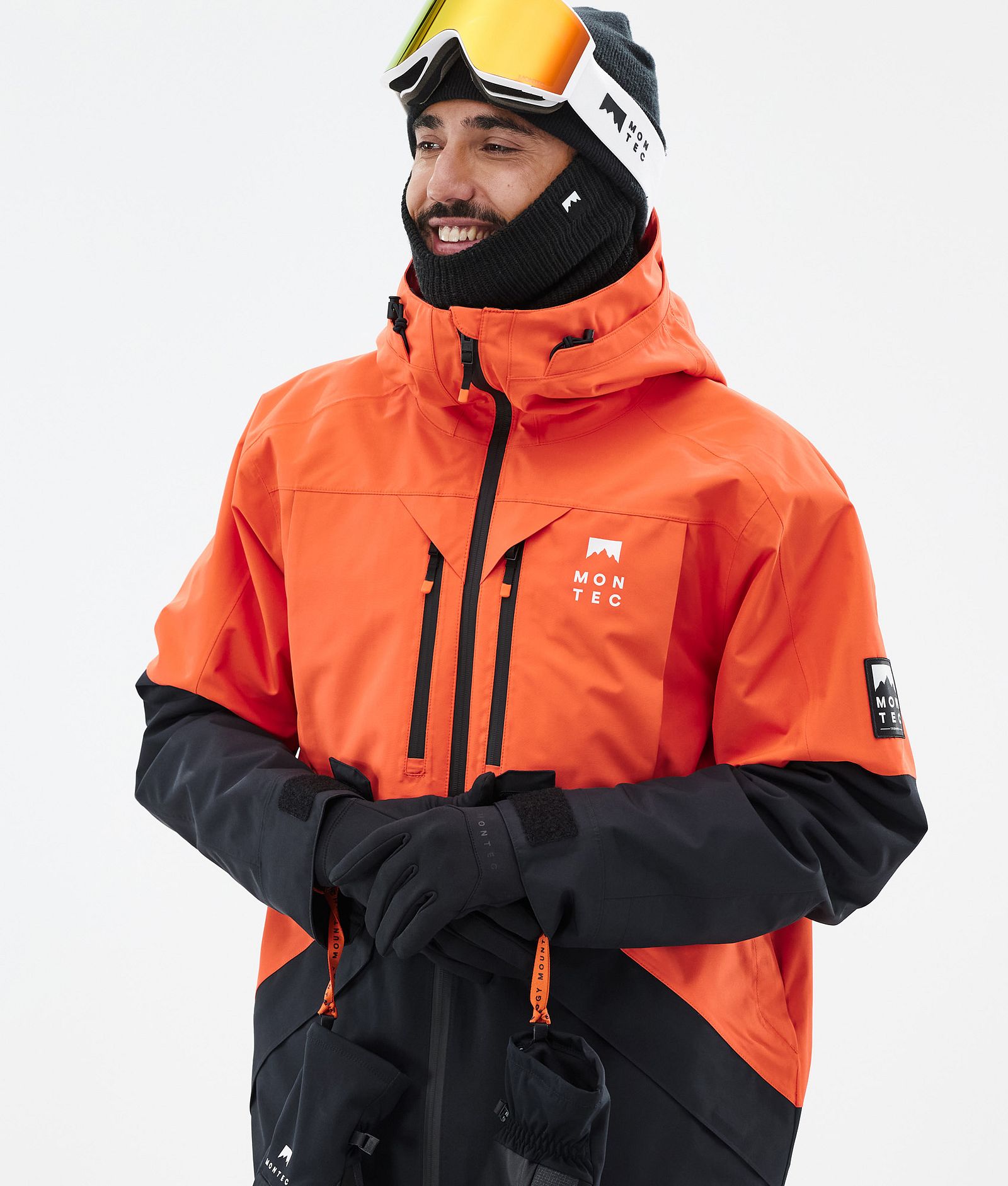 Montec Arch Ski Jacket Men Orange/Black, Image 2 of 10