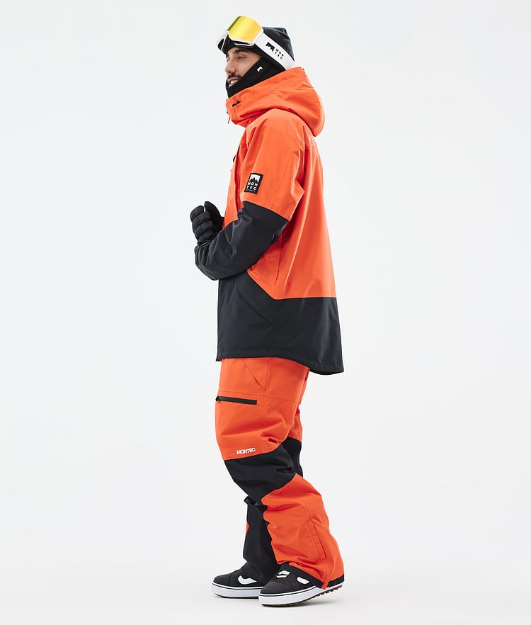 Montec Arch Giacca Snowboard Uomo Orange/Black Renewed, Immagine 4 di 10