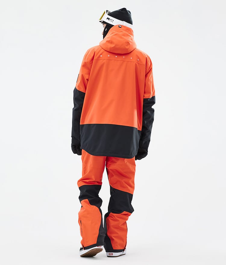 Montec Arch Kurtka Snowboardowa Mężczyźni Orange/Black, Zdjęcie 5 z 10