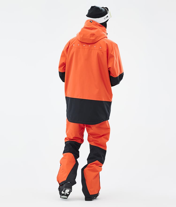 Montec Arch Veste de Ski Homme Orange/Black, Image 5 sur 10