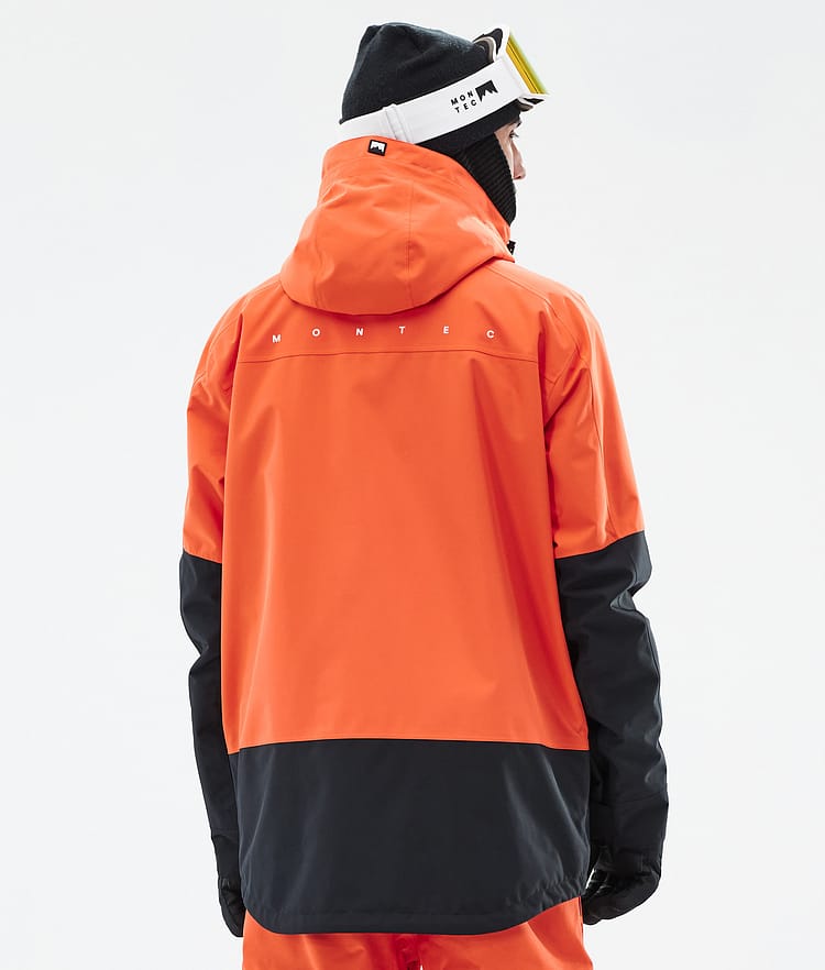 Montec Arch Veste de Ski Homme Orange/Black, Image 7 sur 10