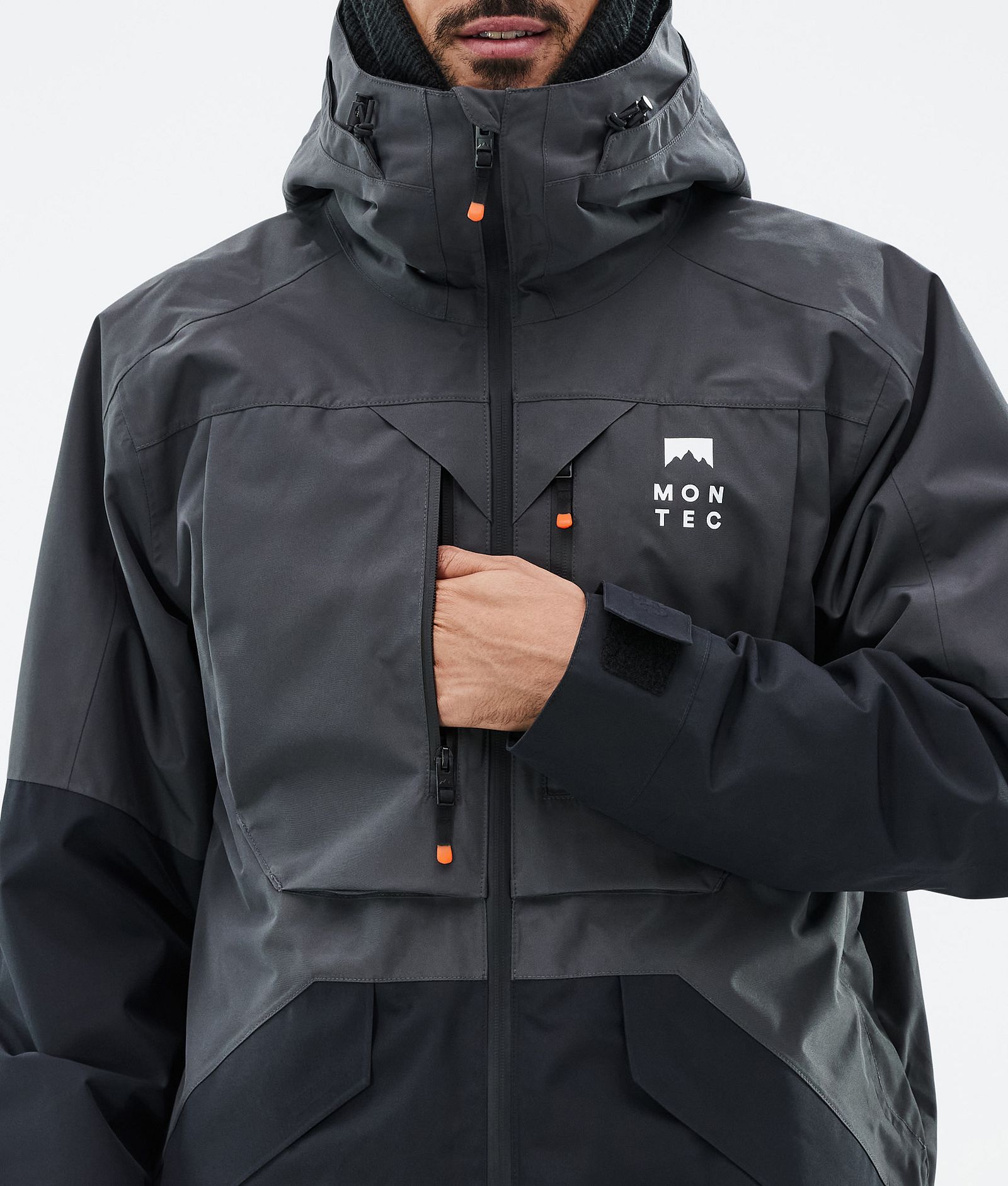 Montec Arch Kurtka Snowboardowa Mężczyźni Phantom/Black, Zdjęcie 9 z 10