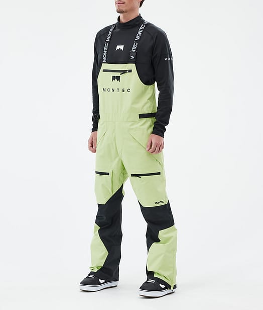 Montec Arch Spodnie Snowboardowe Mężczyźni Faded Neon/Black