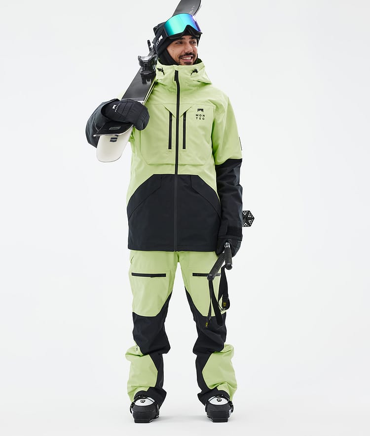 Montec Arch Ski Pants Men Faded Neon/Black, Image 2 of 7