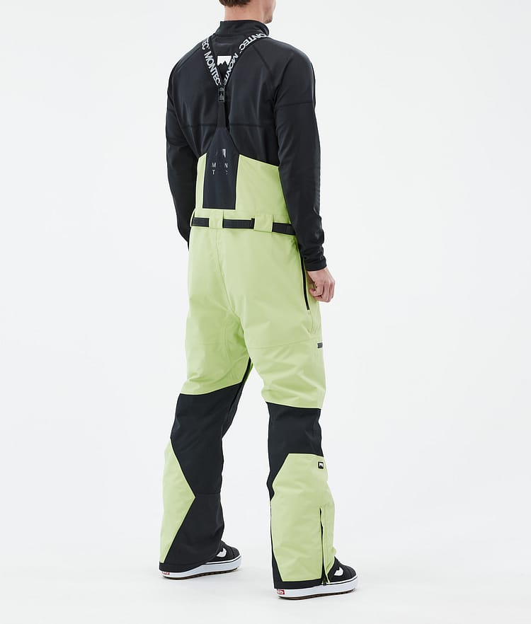 Montec Arch Pantalon de Snowboard Homme Faded Neon/Black, Image 4 sur 7