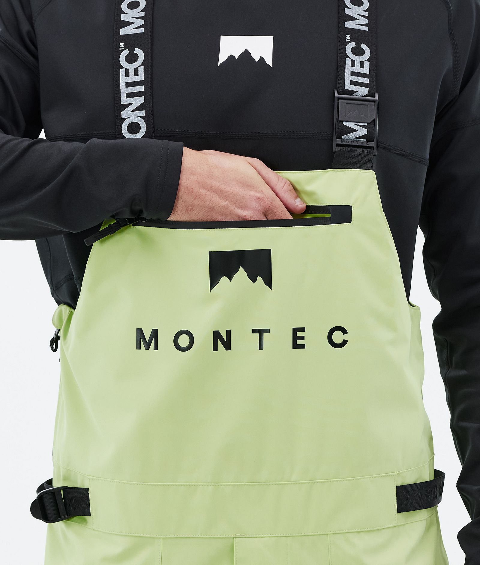 Montec Arch Snowboard Broek Heren Faded Neon/Black, Afbeelding 5 van 7