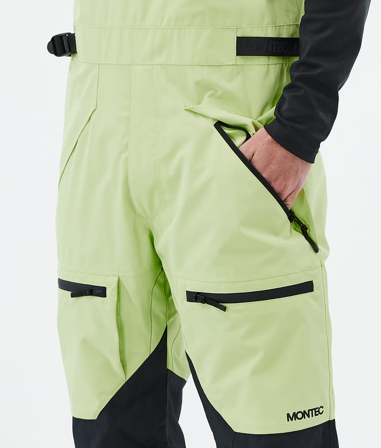 Montec Arch Pantalon de Snowboard Homme Faded Neon/Black, Image 6 sur 7