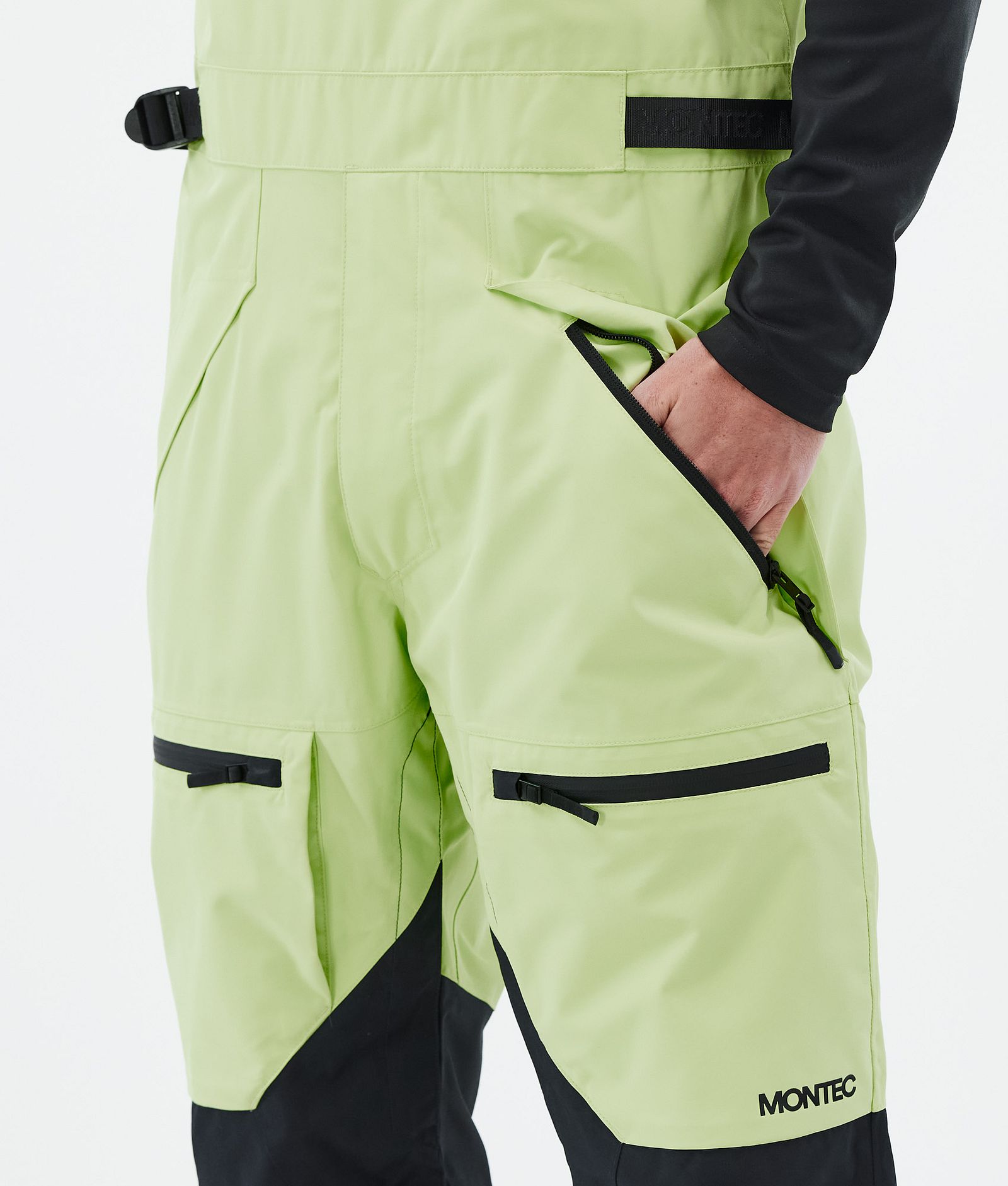 Montec Arch Spodnie Snowboardowe Mężczyźni Faded Neon/Black, Zdjęcie 6 z 7