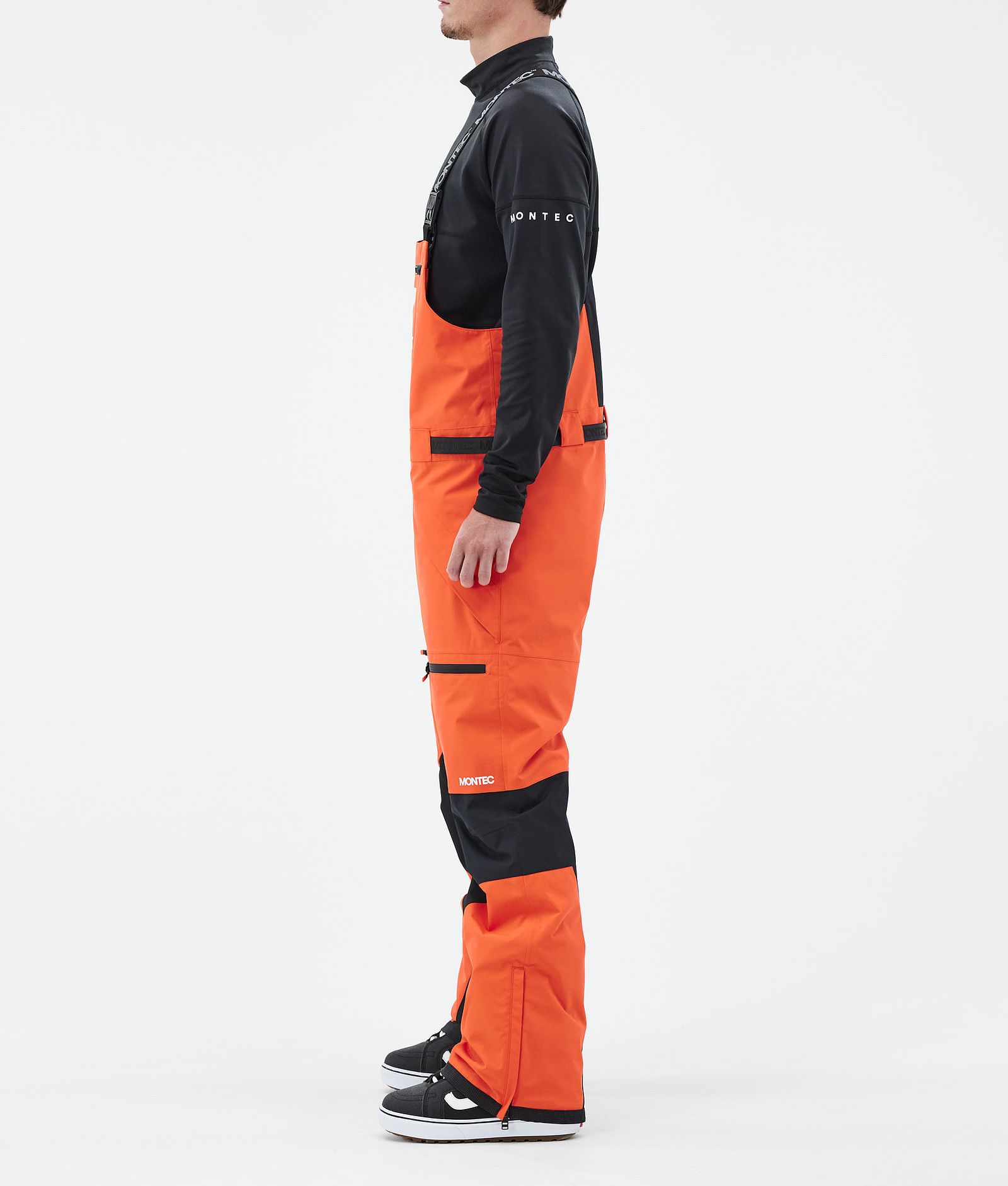 Montec Arch Pantalon de Snowboard Homme Orange/Black, Image 3 sur 7