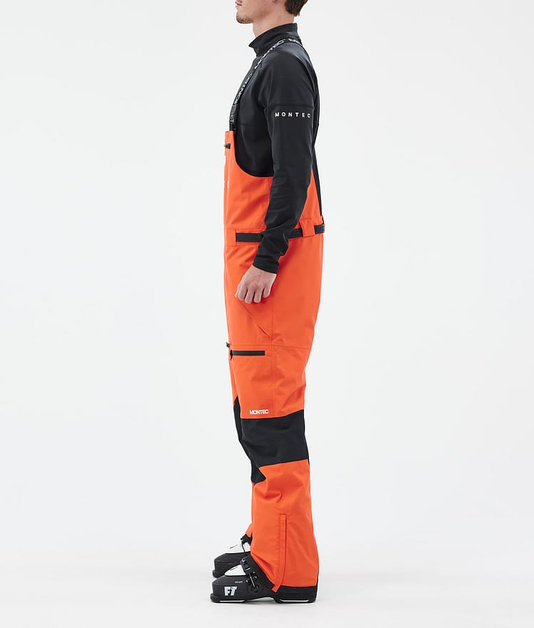 Montec Arch Ski Pants Men Orange/Black, Image 3 of 7