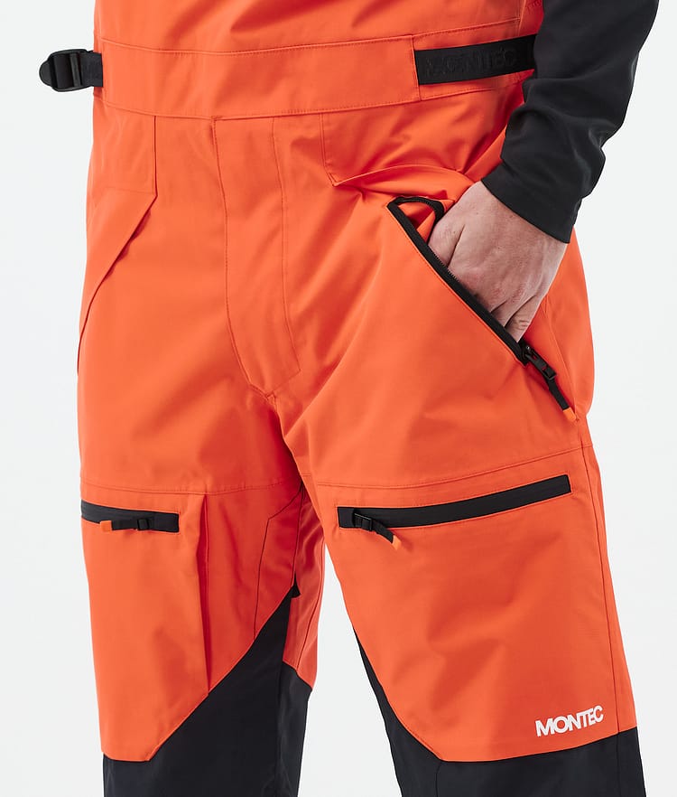 Montec Arch Snowboard Pants Men Orange/Black, Image 6 of 7