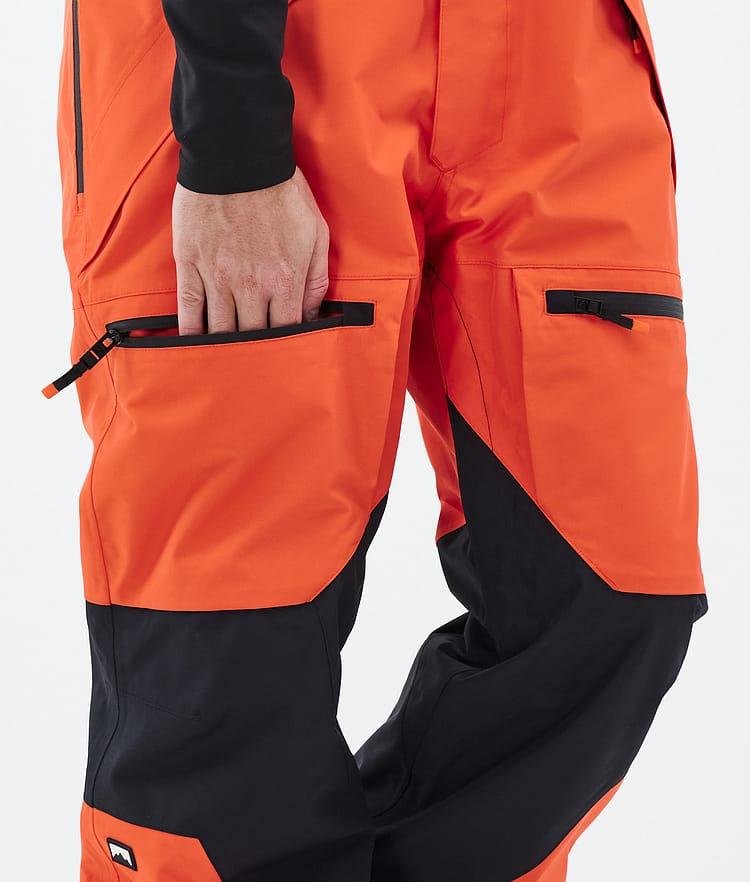 Montec Arch Ski Pants Men Orange/Black, Image 7 of 7