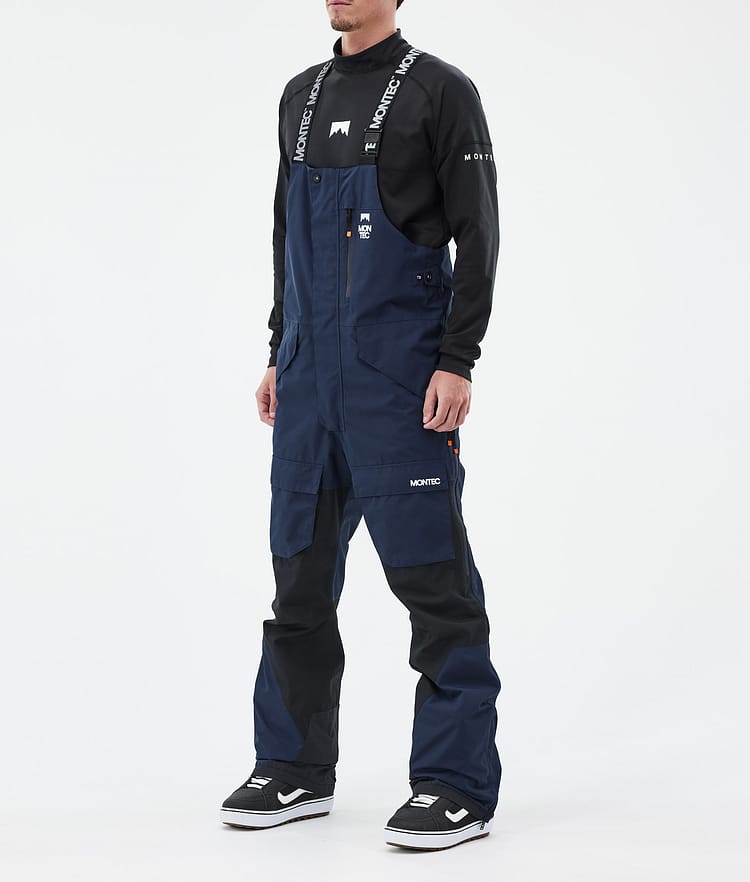 Montec Fawk Pantalon de Snowboard Homme Dark Blue/Black, Image 1 sur 7