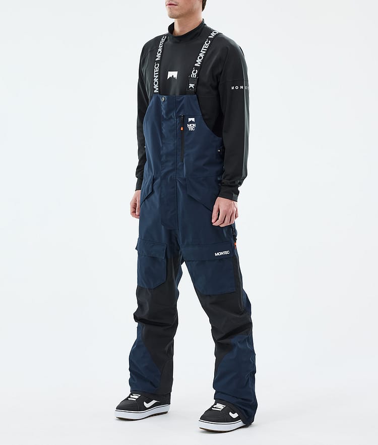 Montec Fawk Pantalon de Snowboard Homme Dark Blue/Black Renewed, Image 1 sur 2
