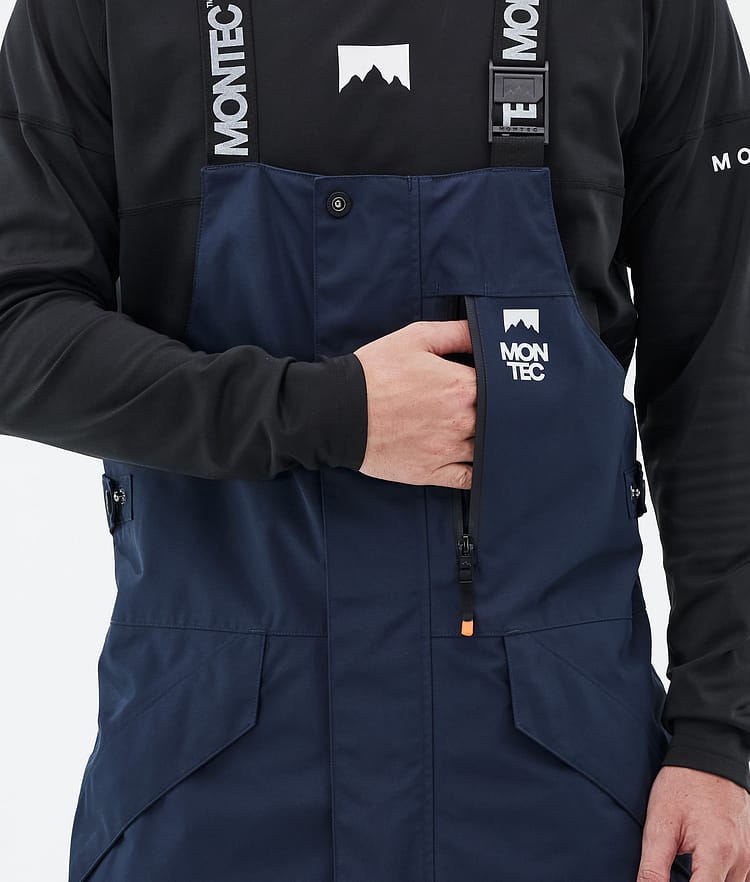 Montec Fawk Kalhoty na Snowboard Pánské Dark Blue/Black, Obrázek 6 z 7