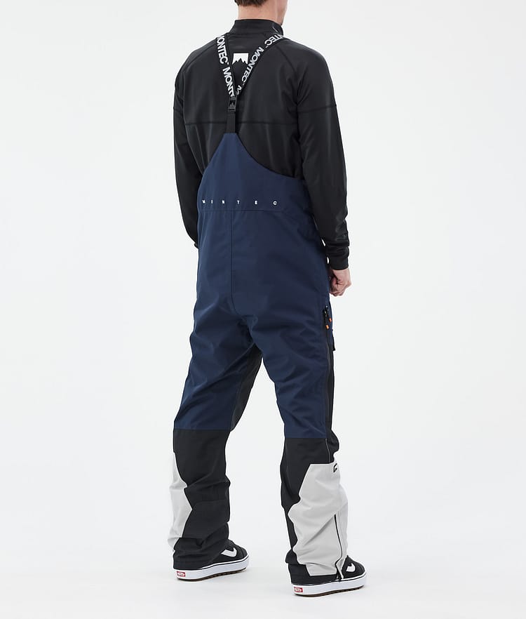 Montec Fawk Pantalon de Snowboard Homme Dark Blue/Black/Light Grey, Image 4 sur 7