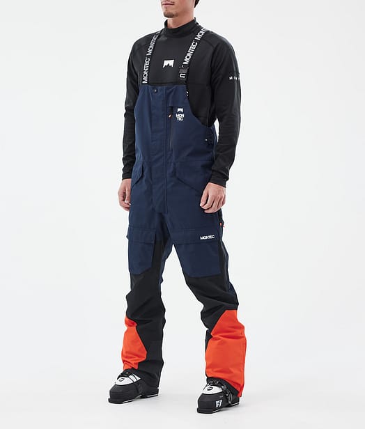 Montec Fawk Ski Pants Men Dark Blue/Black/Orange