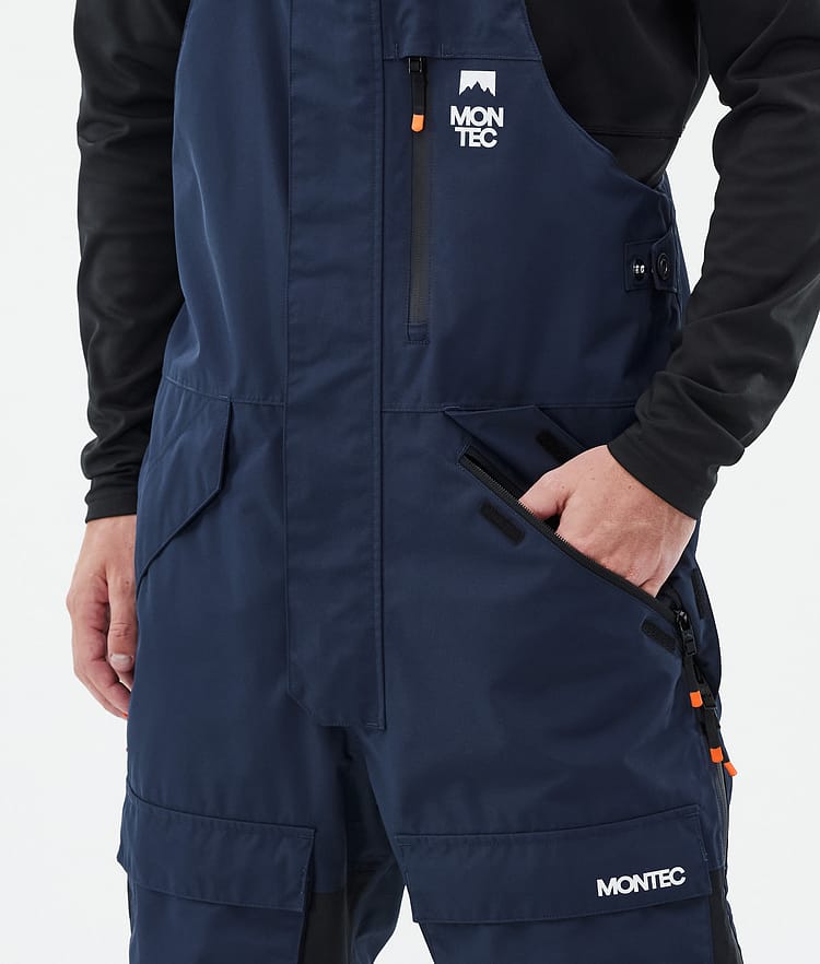 Montec Fawk Spodnie Narciarskie Mężczyźni Dark Blue/Black/Orange, Zdjęcie 5 z 7