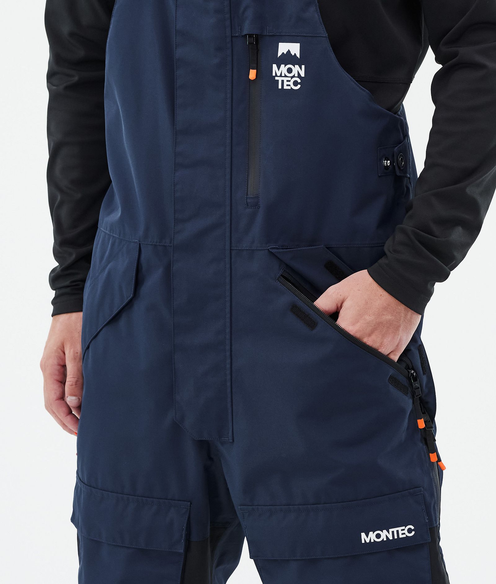 Montec Fawk Ski Pants Men Dark Blue/Black/Orange, Image 5 of 7