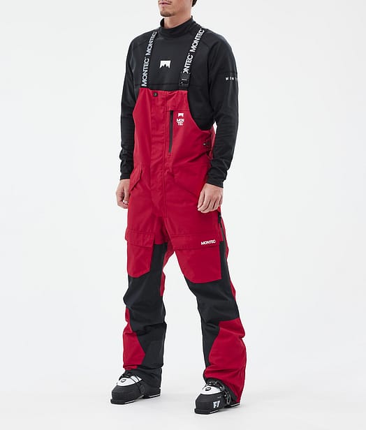 Montec Fawk Skihose Herren Deep Red/Black