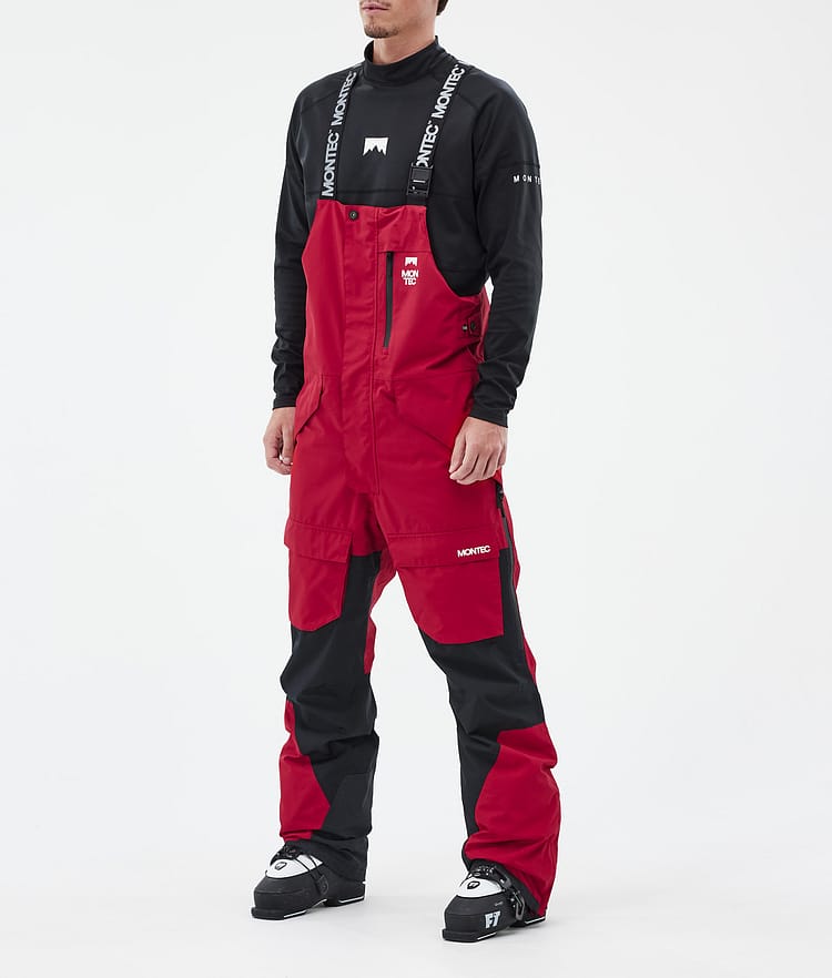 Montec Fawk Pantalones Esquí Hombre Deep Red/Black, Imagen 1 de 7