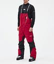 Montec Fawk Pantaloni Sci Uomo Deep Red/Black